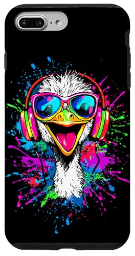 Strauss Vogel Strauß mit Kopfhörer Bunt Emu Musik DJ Sträuße Hülle für iPhone 7 Plus/8 Plus Strauss Vogel Strauß mit Kopfhörer Bunt Emu Musik DJ Sträuße Hülle für iPhone 7 Plus/8 Plus von Lustiges Strauß Motiv für Vogel Strauss Liebhaber