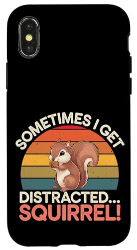 Sometimes I Get Distracted Squirrel Ablenkung ------ Hülle für iPhone X/XS Sometimes I Get Distracted Squirrel Ablenkung ------ Hülle für iPhone X/XS von Lustiges abgelenktes Eichhörnchen