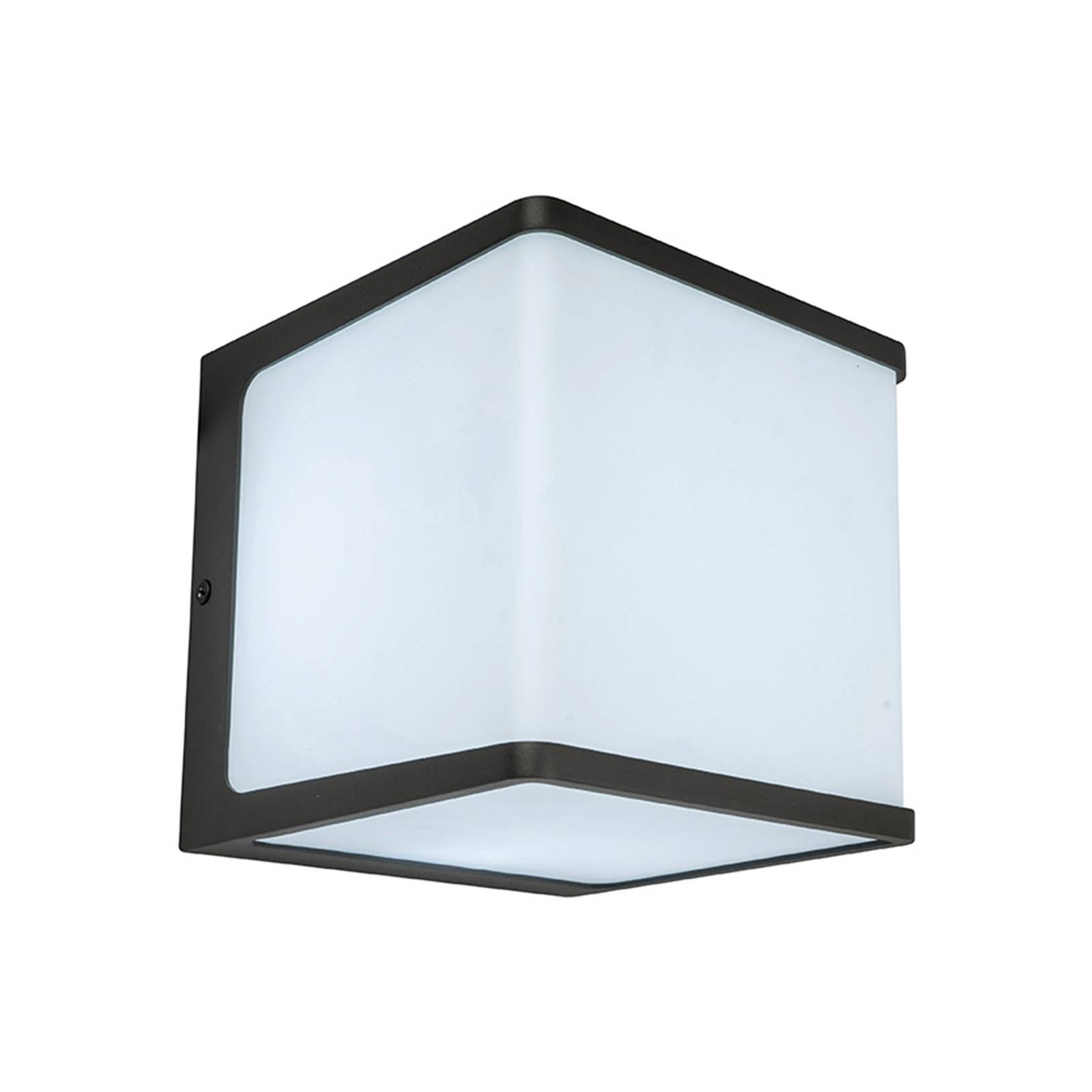 LED-Außenwandleuchte Doblo, Würfel, 15 cm, 4.000 K von Lutec