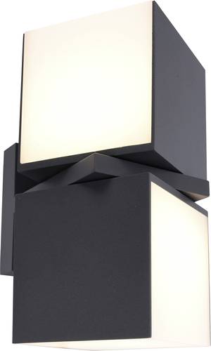 Lutec CUBA 5193801118 LED-Außenwandleuchte Anthrazit von Lutec
