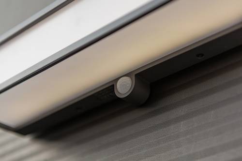 Lutec Solar-Außenwandleuchte mit Bewegungsmelder DOBLO 6943801125 LED 16.5W Neutralweiß Anthrazit von Lutec