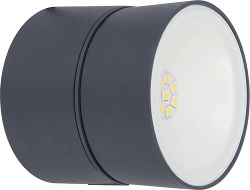 Lutec Trumpet 6260 gr LED-Außenwandleuchte 11W Grau von Lutec