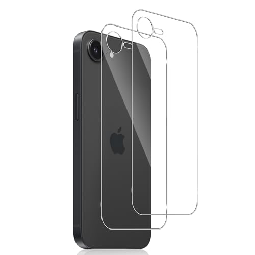 Lutree 2 Stück Schutzfolie für iPhone 16e Rückseite Hinten für Panzerglas Schutzfolie, 9H Härte HD Bläschenfrei Anti- Kratzer Gehärtetem Schutzglas Displayschutzfolie Lutree 2 Stück Schutzfolie für iPhone 16e Rückseite Hinten für Panzerglas Schutzfolie, 9H Härte HD Bläschenfrei Anti- Kratzer Gehärtetem Schutzglas Displayschutzfolie von Lutree