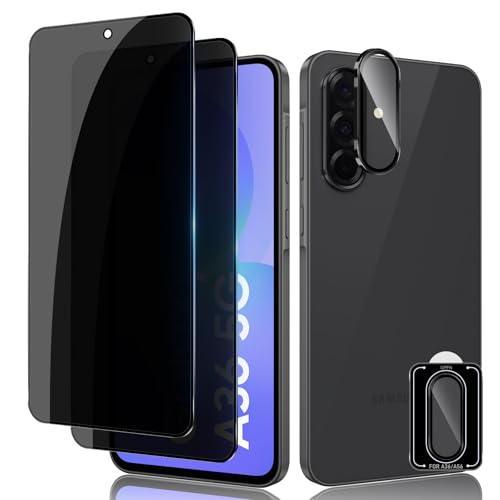 Lutree für Panzerglas für Samsung Galaxy A36 5G Sichtschutz Schutzfolie, 2+1 Stück Anti-Spähen Schutzglas + Kameraschutz Folie, 9H Härte HD Anti- Kratzer Privacy Anti-Spy Displayschutz von Lutree