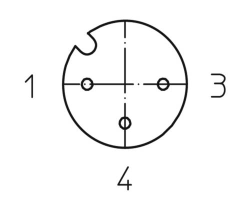 Lutronic 1137 Sensor-/Aktor-Steckverbinder, konfektioniert M12 Kupplung, gewinkelt 2.00m Polzahl: 3 von Lutronic