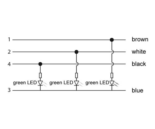 Lutronic 1161 Sensor-/Aktor-Anschlussleitung M12 Stecker, gerade, Buchse, gewinkelt 2.00m Polzahl: 4 von Lutronic
