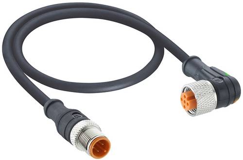 Lutronic 1162 Sensor-/Aktor-Anschlussleitung M12 Stecker, gerade, Buchse, gewinkelt 5.00m Polzahl: 4 von Lutronic