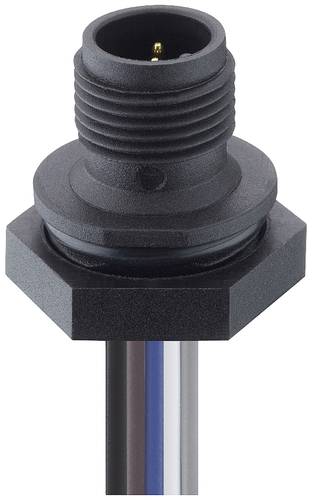 Lutronic 1230 04 T16CW100 0,5m Sensor-/Aktor-Einbausteckverbinder M12 Stecker, Einbau Polzahl: 4 10S von Lutronic