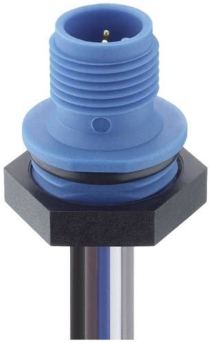 Lutronic 1230 04 T16CW104 0,5m Sensor-/Aktor-Einbausteckverbinder M12 Stecker, Einbau Polzahl: 4 10S von Lutronic