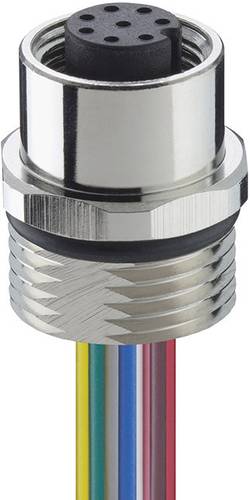 Lutronic 1232 Sensor-/Aktor-Einbausteckverbinder M12 Stecker, Einbau 0.50m Polzahl: 4 1St. von Lutronic