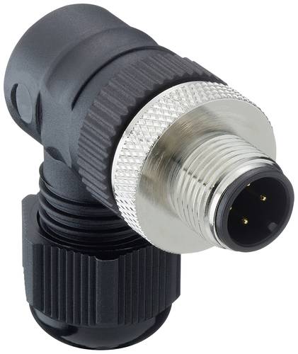 Lutronic 1255 04 T9CR Sensor-/Aktor-Steckverbinder, unkonfektioniert M12 Stecker, gewinkelt Polzahl: von Lutronic