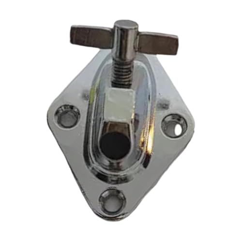 Luwecf Boden Tom Trommelbein Halterung für Drum Beinmontage Klammer Musikinstrument Zubehör Rackhalter Basisplatte, Style A von Luwecf