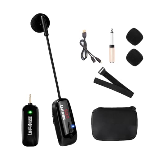 Luwecf Instrument Mikrofon für Erhu Flöte Mehrzweck Band Professionelle Drahtlose von Luwecf