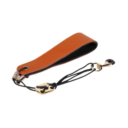 Luwecf Saxophon Umhängegurt, Ersatzgurt für Blasinstrumente, Leichter, Ergonomischer Saxophon Stützgurt, Verstellbar für Bühnenauftritte, Braun von Luwecf