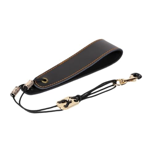 Luwecf Saxophon Umhängegurt, Ersatzgurt für Blasinstrumente, Leichter, Ergonomischer Saxophon Stützgurt, Verstellbar für Bühnenauftritte, Schwarz von Luwecf