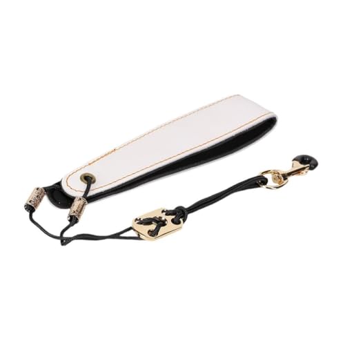 Luwecf Saxophon Umhängegurt, Ersatzgurt für Blasinstrumente, Leichter, Ergonomischer Saxophon Stützgurt, Verstellbar für Bühnenauftritte, Weiß von Luwecf