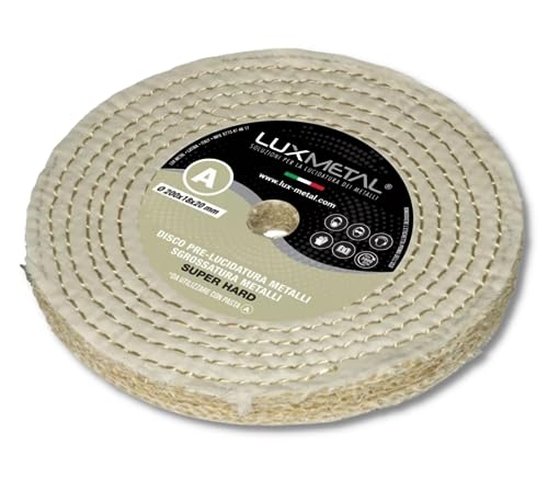 Lux Metal - Polierscheibe 200 mm Baumwolle Sisal grob für schleifbock doppelschleifer bohrmaschine akkuschrauber Polierscheiben Zum Polieren Metall wie Aluminium,Chrom Edelstahl, für Polierpaste Lux Metal - Polierscheibe 200 mm Baumwolle Sisal grob für schleifbock doppelschleifer bohrmaschine akkuschrauber Polierscheiben Zum Polieren Metall wie Aluminium,Chrom Edelstahl, für Polierpaste von Lux Metal