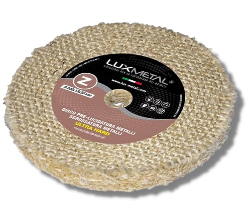 Lux Metal - Polierscheibe 200 mm Sisal grob für schleifbock doppelschleifer bohrmaschine akkuschrauber winkelschleifer Polierscheiben Zum Polieren Metall wie Aluminium Edelstahl, für Polierpaste Lux Metal - Polierscheibe 200 mm Sisal grob für schleifbock doppelschleifer bohrmaschine akkuschrauber winkelschleifer Polierscheiben Zum Polieren Metall wie Aluminium Edelstahl, für Polierpaste von Lux Metal