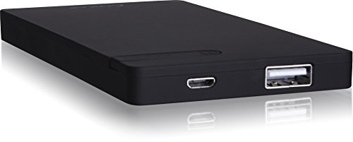 Luxa2 PO-EG2-PC05BK-00 EnerG Slim 5000mAh Power Bank schwarz von Luxa2