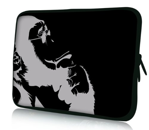 Luxburg Design Laptoptasche 12,1 Zoll, Motiv: Chimpanze von Luxburg