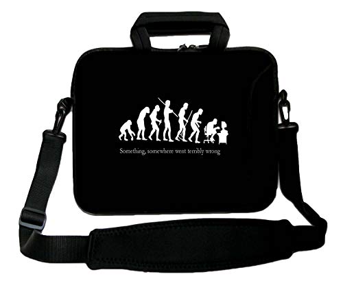 Luxburg Schultertasche Notebooktasche Laptoptasche Tasche mit Tragegurt aus Neopren für Laptop/Notebook Computer 17,3 Zoll von Luxburg