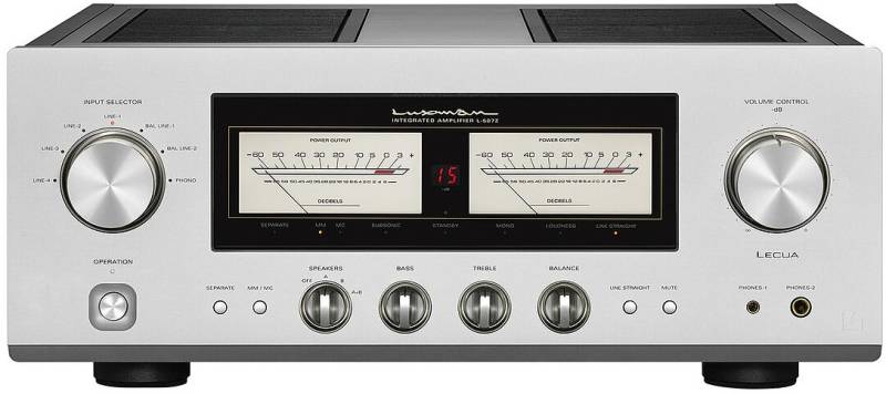 L-507Z Vollverstärker silber von Luxman