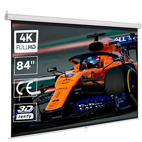 Rolloleinwand Beamer Leinwand 84" Zoll, weißer Teil 171 x 128 cm, Gehäuse 180 cm, einfache Montage und Bedienung Rolloleinwand Beamer Leinwand 84" Zoll, weißer Teil 171 x 128 cm, Gehäuse 180 cm, einfache Montage und Bedienung von Luxscreen