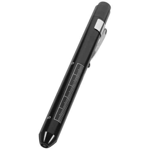 Luxshiny 1 Stück LED Medizinische Stift Licht Stift Licht Taschenlampe Ärzte Stift Taschenlampe LED Stift Licht Ärzte Stift Elektrische Taschenlampe Schwarz von Luxshiny