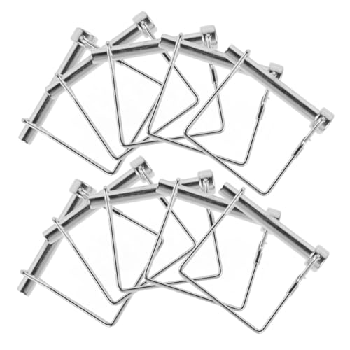Luxshiny 10 Stück Sicherungsstift Pin für Anhängerkupplung Anhängerverriegelungsnadel Anhänger Sicherheitsnadel Anhängerkupplung Clip Anhängerkupplungsstiftverriegelung Federstahl Silber Luxshiny 10 Stück Sicherungsstift Pin für Anhängerkupplung Anhängerverriegelungsnadel Anhänger Sicherheitsnadel Anhängerkupplung Clip Anhängerkupplungsstiftverriegelung Federstahl Silber von Luxshiny
