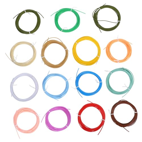 Luxshiny 15 Rollen Filamentminen für Druckstifte PCL-Filament für 3D-Drucker 3D-Drucker-Versorgung 3D-Filament 3D-Druckmaterial 3D-Druckermaterial 3d drucker zubehör Plastik von Luxshiny