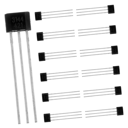 Luxshiny 15 Stück Hall-effekt-sensor Robuster Hallsensor Transistorbausatz Sensor Für Elektrische Anlagen Hallsensor Für Motoren Praktischer Hallsensor Hallenteile Grau Legierung von Luxshiny