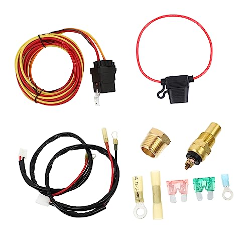 Luxshiny 1Satz Automotive Lüfter Kabelbaum Kit mit Professionellen Verbindungsstücken für Einfache Installation und Sichere Anwendung Energiesparend und Langlebig Luxshiny 1Satz Automotive Lüfter Kabelbaum Kit mit Professionellen Verbindungsstücken für Einfache Installation und Sichere Anwendung Energiesparend und Langlebig von Luxshiny