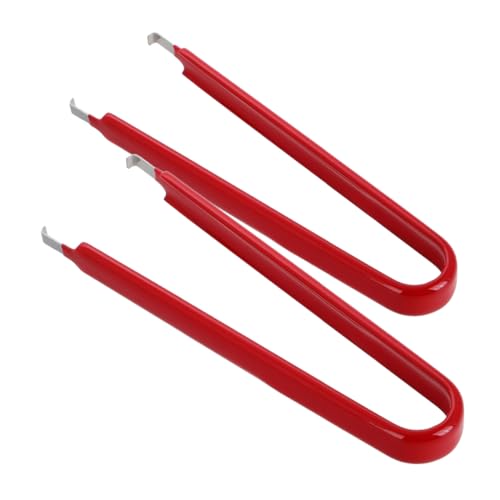 Luxshiny 2 Stück Abzieherzange Kfz-Sicherungsauszieher Kfz -Klemmentferner Kfz-Sicherungszieher Metallsicherungsentferner Auto Relais Abzieher Zange Sicherungsentfernungszange PVC rot von Luxshiny