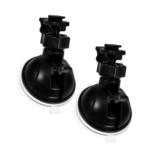 Luxshiny 2 Stück Fahr Schreiber Halterung Kamerahalterung mit Saugnapf Halterung für Autotelefon-Getränkehalter Halterung für Armaturenbrettkamera mit Saugnapf Dashcam-Kabel Plastik Schwarz von Luxshiny
