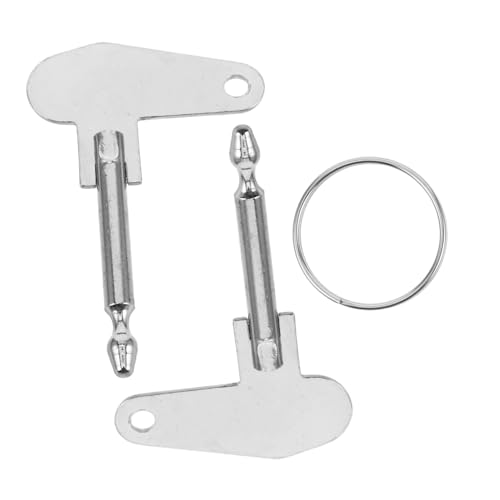 Luxshiny 2 Stück Traktorschlüssel Zündschlüssel des Traktors Zündschalter für Rasentraktoren Ersatzschlüssel Zündstarter Traktorzündungsschalterschlüssel Metall Silver von Luxshiny