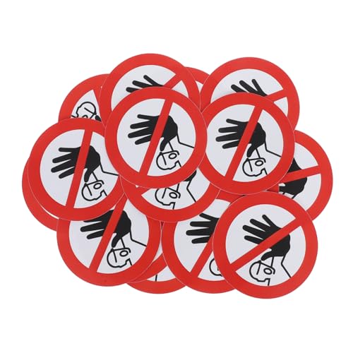 Luxshiny 20 Blatt Logo-Aufkleber Berühren Sie keine Schilder Türschild „Betreten verboten“. Aufkleber nicht berühren Warnschild nicht berühren Nicht Tasten Straßenband Vinyl Luxshiny 20 Blatt Logo-Aufkleber Berühren Sie keine Schilder Türschild „Betreten verboten“. Aufkleber nicht berühren Warnschild nicht berühren Nicht Tasten Straßenband Vinyl von Luxshiny