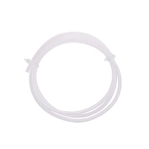 Luxshiny 3D Gedrucktes Führungsrohr Durchscheinender Schlauch 3D Druckerrohr Polytetrafluorethylen Tropfklarer Extruder Flexibles Druckerfilament Heizfilamentrohr Zubehör Glatte von Luxshiny