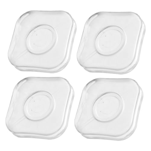 Luxshiny 4 Stück handyhalter Doppelseitiger Klebstoff Auto armaturenbrett Matte rutschfeste Telefonunterlage fürs Auto doppelseitiges Pad Klebepads Auto Bild Halter Kieselgel Transparent von Luxshiny
