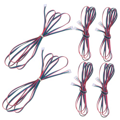 Luxshiny 6 Stück Drucker Steckklemmen Motorverbindungskabel Drahtklemmen Für Motoren Drahtverbindungen Für Motoren 3D Drucker Motorkabel Motorkabel 3D Druckerkabel Kunststoff von Luxshiny