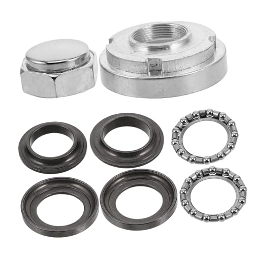 Luxshiny 7 Stück Lenksäulenlager -Kit Fahrradzubehör Gabellager Lenkstangenkegellager Mini -Fahrradsuspension Lenkwelle Lagersatz Rennrad-Steuersatzlager Gabellenklager Legierung von Luxshiny