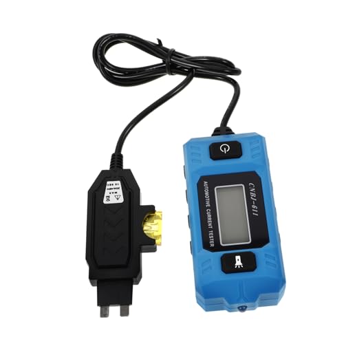 Luxshiny Auto Sicherungstester Digitaler Stromzähler für Kfz Präziser Sicherungsstrommesser zur Fehlerdiagnose Mikro Dunkelstromerkennung Tragbar Batterie für Schnelle von Luxshiny