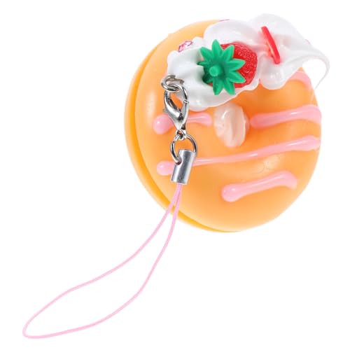 Luxshiny Donut -anhänger Süße Handyanhänger Anhänger Für Handytaschen Handy-anhänger Bag -anhängerdekoration Ästhetischer Telefonanhänger Handy Lanyards Anhängerriemen PVC von Luxshiny