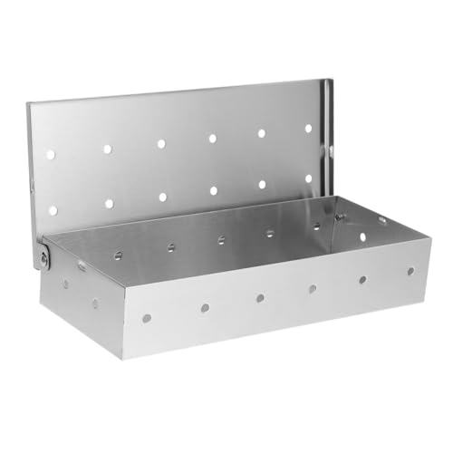 Luxshiny Kasten Geräucherte Grillschachtel Werkzeuge grillen Grillwerkzeuge Grillutensilienwerkzeug Grillzubehör Grillenwerkzeuge Rauchtablett Rostfreier Stahl Silber Luxshiny Kasten Geräucherte Grillschachtel Werkzeuge grillen Grillwerkzeuge Grillutensilienwerkzeug Grillzubehör Grillenwerkzeuge Rauchtablett Rostfreier Stahl Silber von Luxshiny