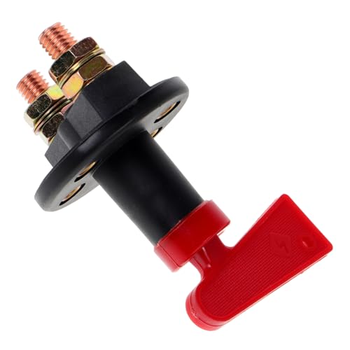 Luxshiny Notausschalter Für Autobatterie Trennschalter Notausschalter Für Auto Wohnmobil Yachtschalter Gleichstrom Trennschalter Bootszubehör Atv Zubehör Boots Notausschalter Aus von Luxshiny