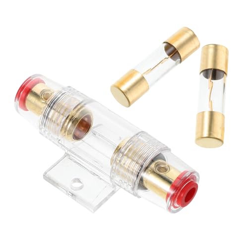 Luxshiny Sicherungsblöcke Wasserdichter Sicherungshalter Fürs Auto Amp Sicherungshalter Mit Sicherung Sicherungspanel Auto-sicherungshahn Inline-sicherung -sicherungshalter Zinklegierung von Luxshiny