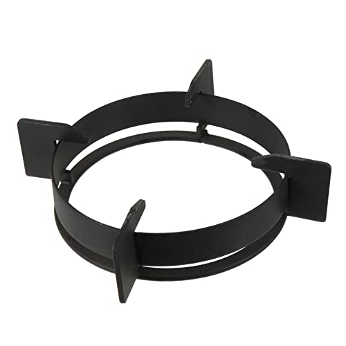 Luxshiny Wok-Ring Für Gasherd Küche Gasherd Gestell Für Milchpfanne Wok-Topf Gusseisen-Herd Kochgeschirr-Ring Gusseisen-Wok-Ständer (25 X 25 X 7 Cm) von Luxshiny