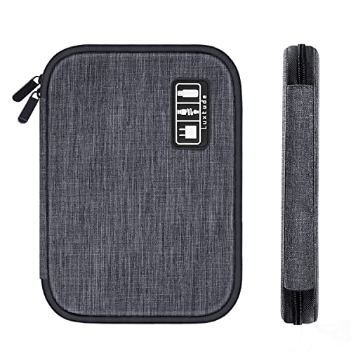 Luxtude Kabel Organizer Tasche, Kompakt Kabeltasche Organizer, Tragbar Kabel Organizer Reise, Kabel Tasche Klein für Ladekabel, USB, SD Karten, Ladegerät, Powerbank Luxtude Kabel Organizer Tasche, Kompakt Kabeltasche Organizer, Tragbar Kabel Organizer Reise, Kabel Tasche Klein für Ladekabel, USB, SD Karten, Ladegerät, Powerbank von Luxtude