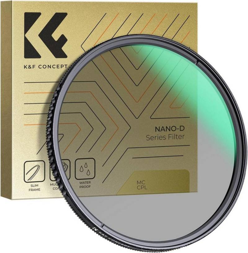 LuxusKollektion 62mm Slim Zirkularer Polfilter CPL Filter AGC-Glas Aluminiumrahmen zirkularer Polfilter von LuxusKollektion