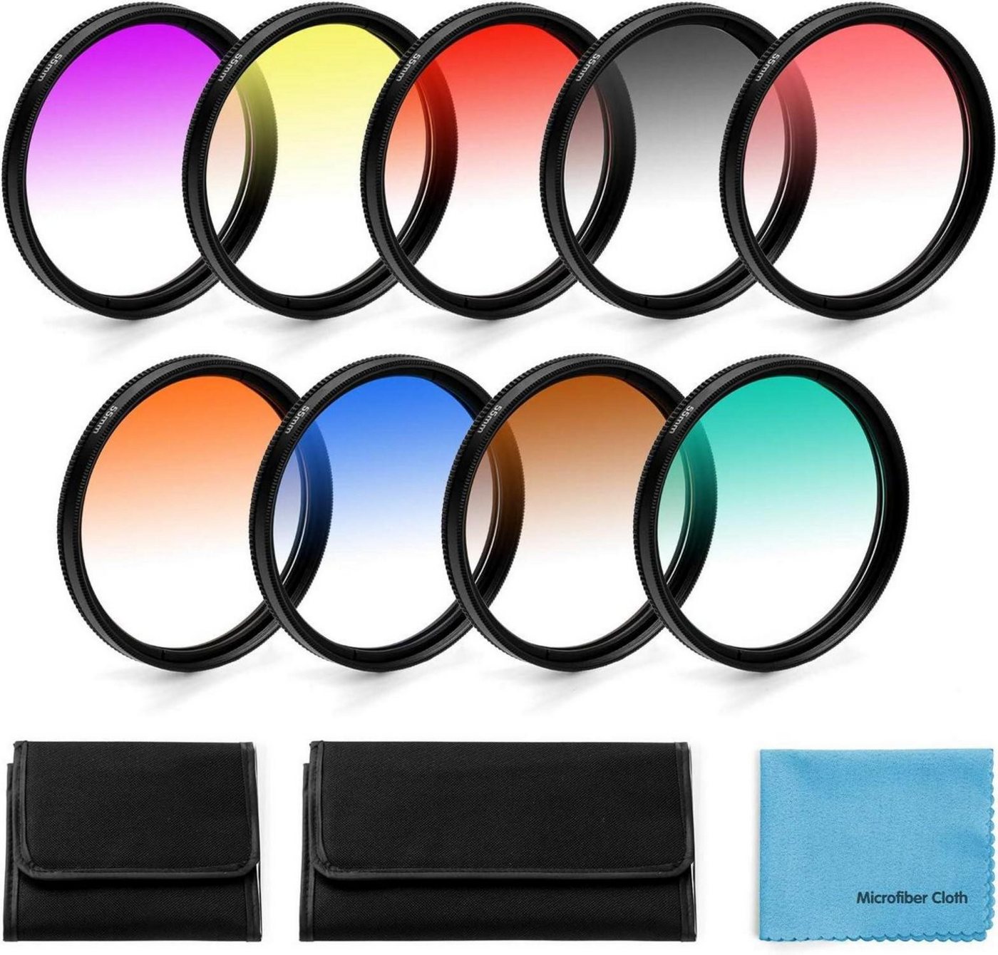 LuxusKollektion 9-teiliges Farbfilter-Set mit Graduierung 67 mm für DSLR Kamera Foto-Filter-Sets LuxusKollektion 9-teiliges Farbfilter-Set mit Graduierung 67 mm für DSLR Kamera Foto-Filter-Sets von LuxusKollektion
