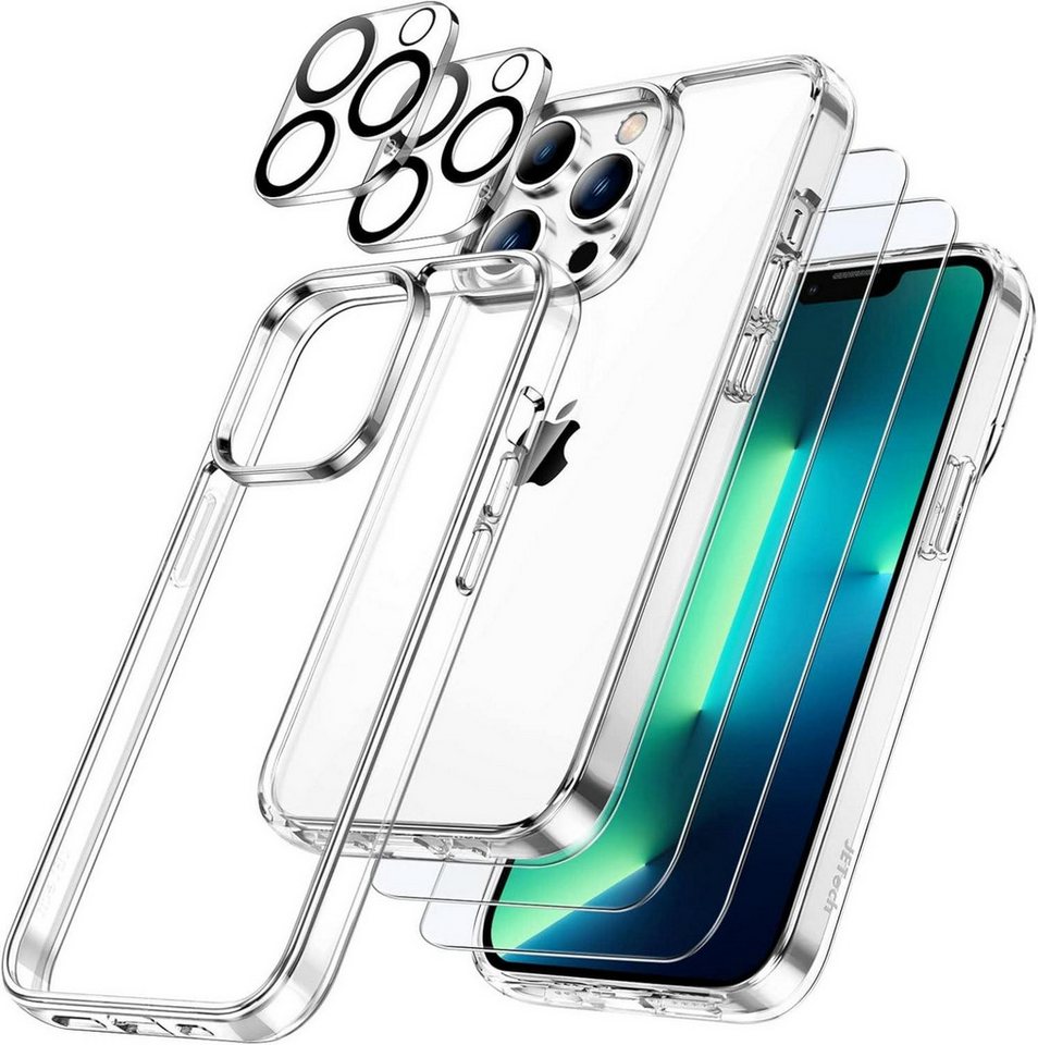 LuxusKollektion Displayschutzfolie 5-in-1 Hülle für iPhone 13 Pro 6,1 Zoll mit Schutzfolie und LuxusKollektion Displayschutzfolie 5-in-1 Hülle für iPhone 13 Pro 6,1 Zoll mit Schutzfolie und von LuxusKollektion